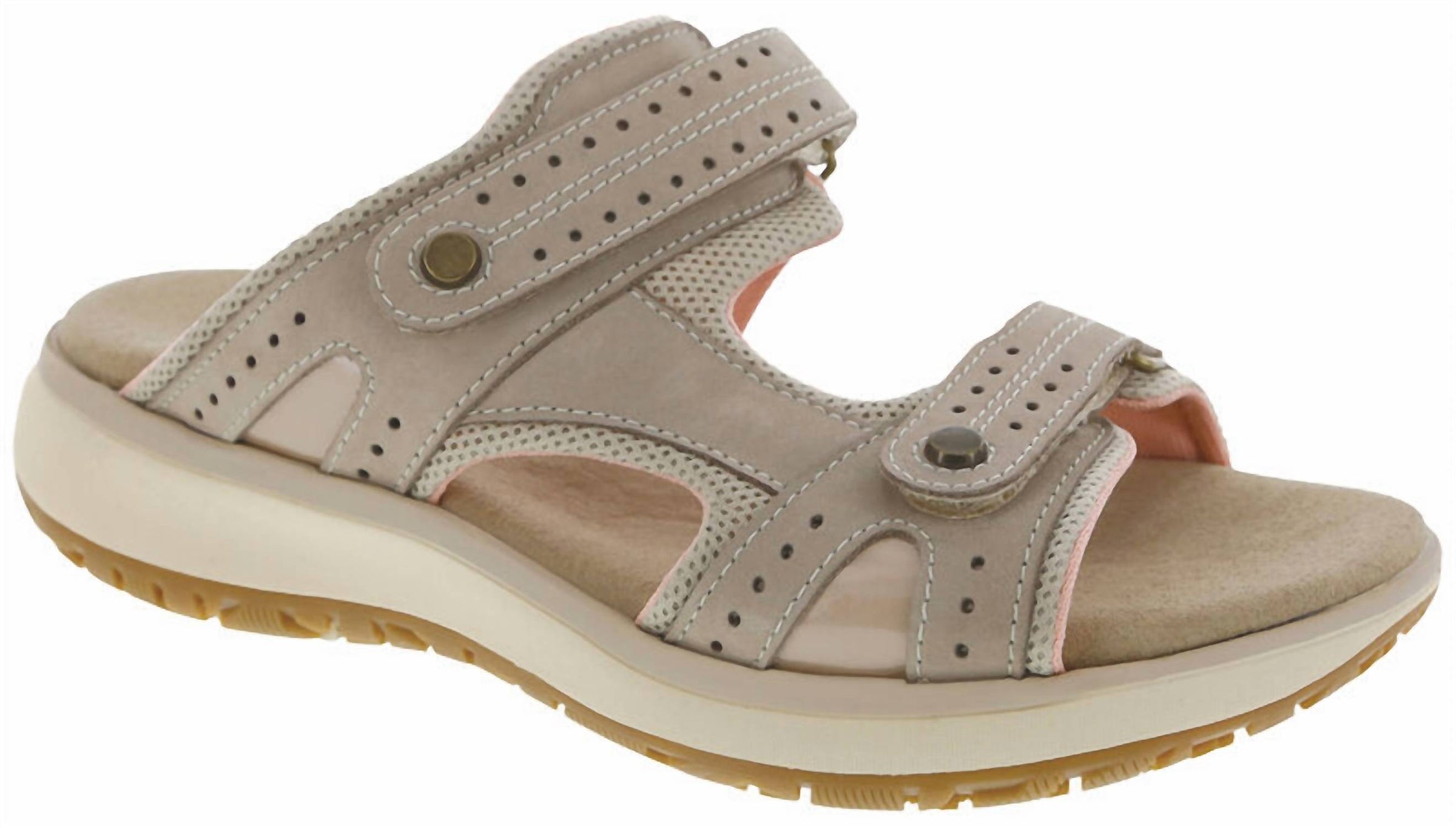 SAS Women's Embark Slide Sandal in taupe pink - women's sandal