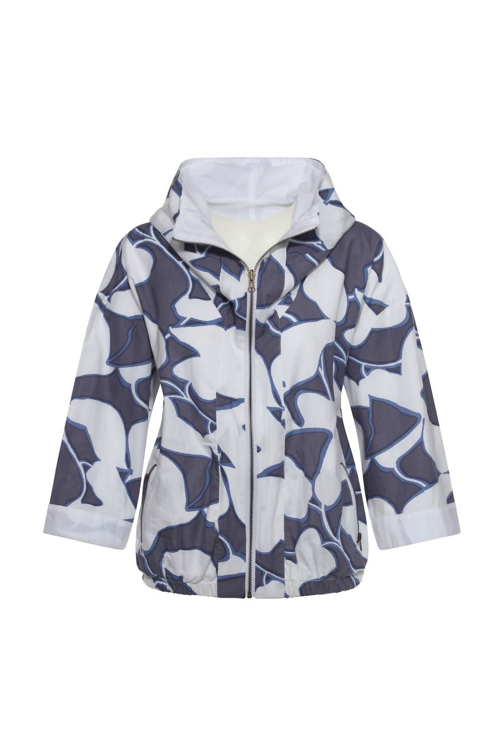 Kikisol - Women's Solid Reversible Jacket With Zipper