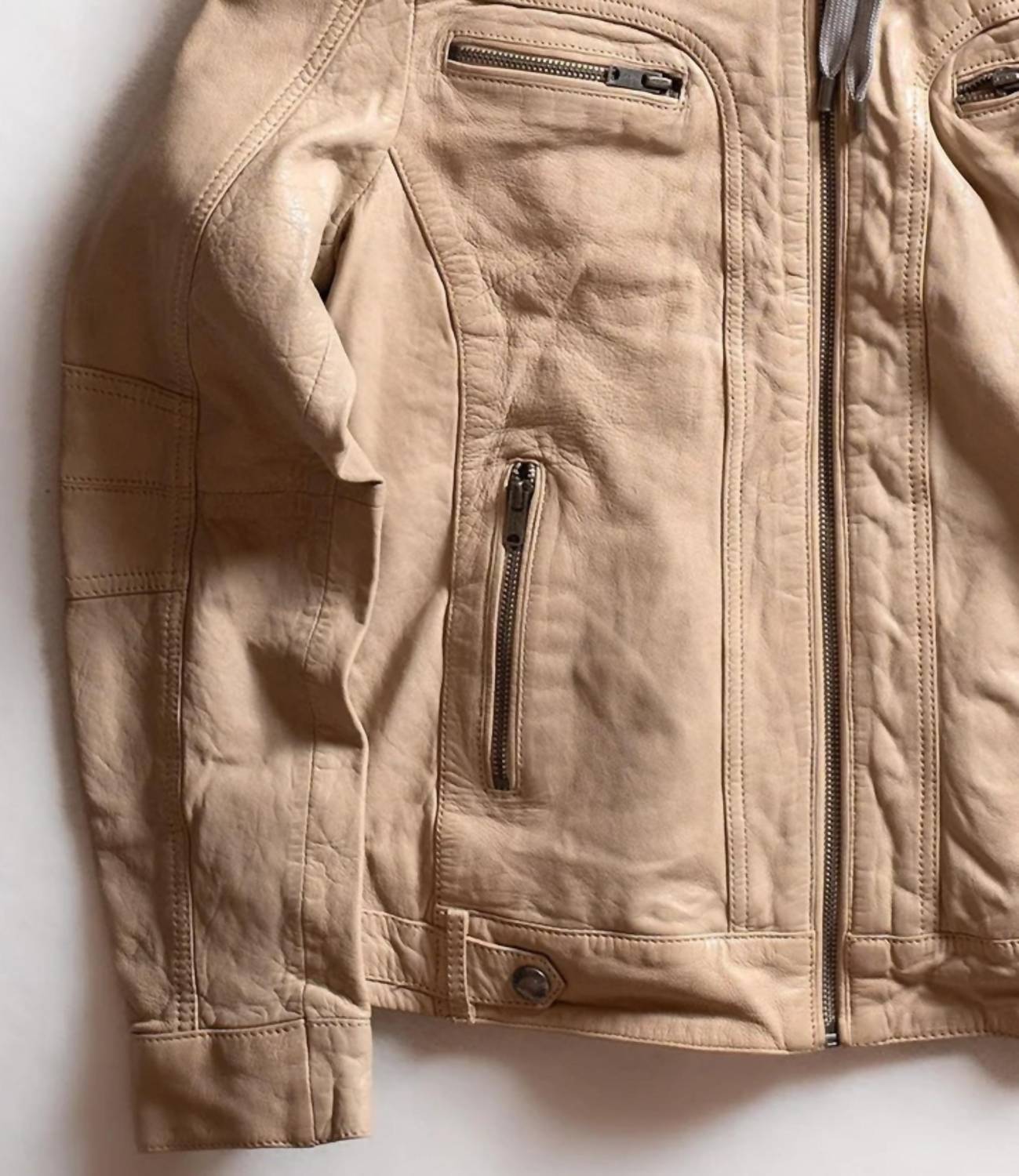 Iron & Resin Women's Topanga Jacket in ecru - women's jacket - alternate view