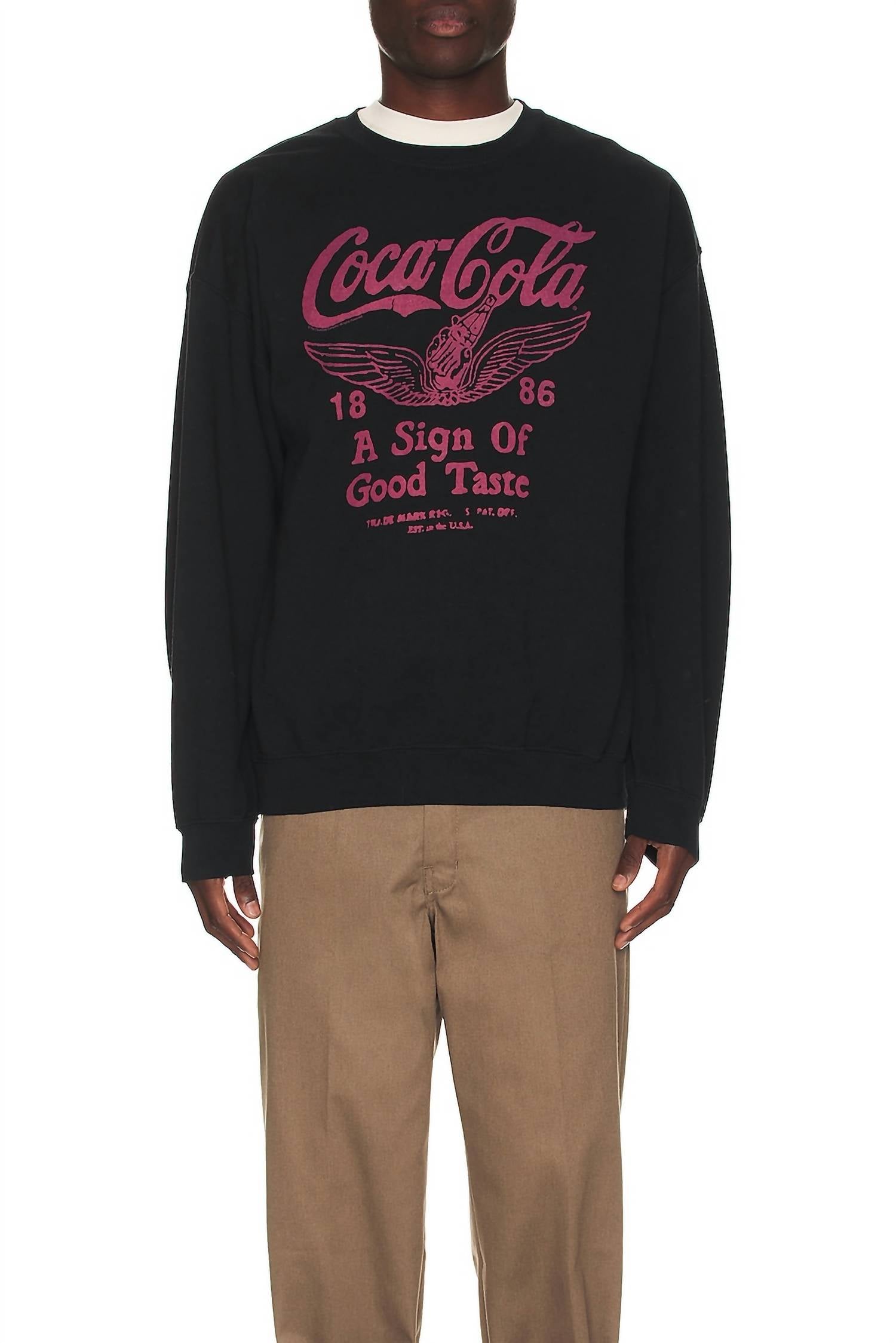 Junk Food - Serena Coca Cola Crewneck Sweatshirt