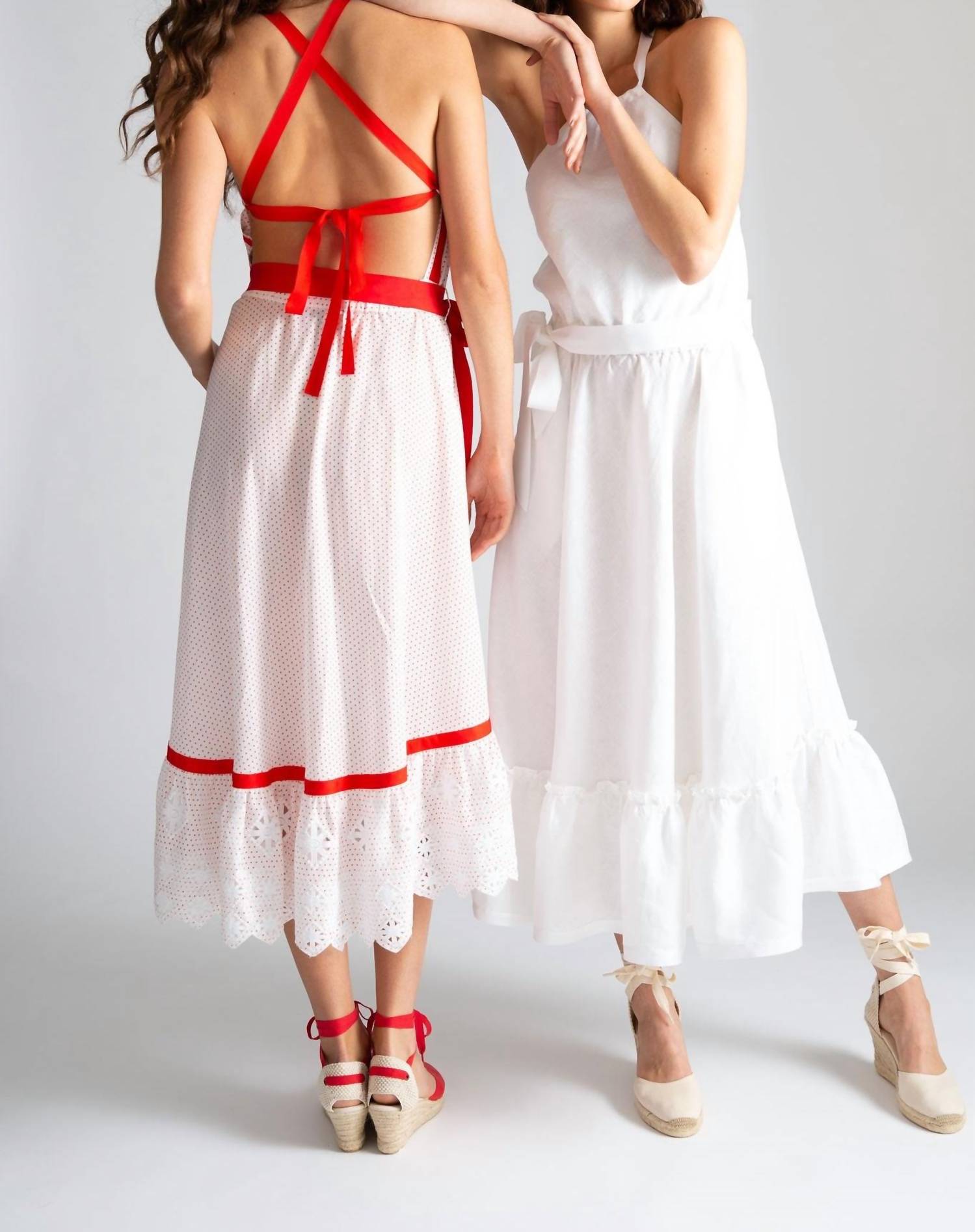 Miguelina - Amanda Open-Back Dress