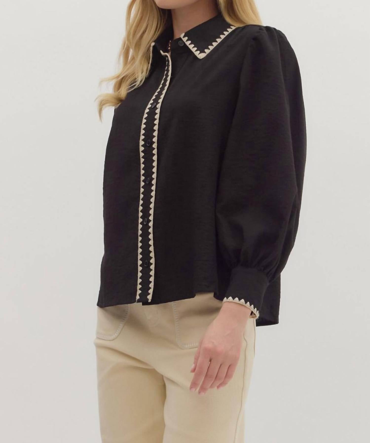 Entro - Long Sleeve Button Down Shirt