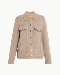 Guest In Residence Jean Jacket in residence jean jacket in taupe - women's jacket - view 4