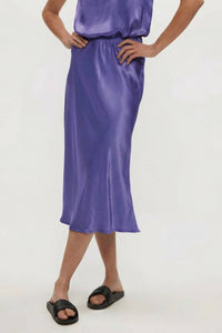 Michael Stars Leila Bias Cut Skirt in moonlit - women's skirt