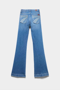 7 For All Mankind - Dojo Slim Illusion Mid Rise Wide Jeans