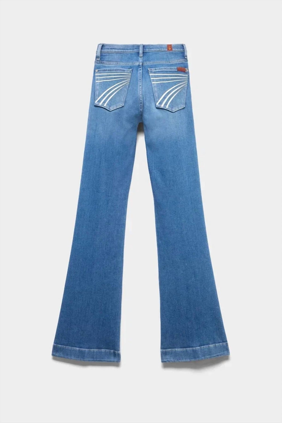 7 For All Mankind - Dojo Slim Illusion Mid Rise Wide Jeans