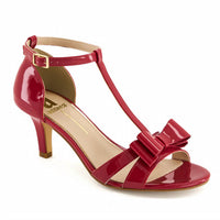 Andrea - Women's T-bar Heeled Sandals