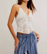 Free People - Sweet Sammi Eyelet Tank