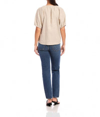 Fifteen Twenty - Imogen Poof Sleeve Top