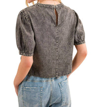And The Why - Give Us Time Shirring Top