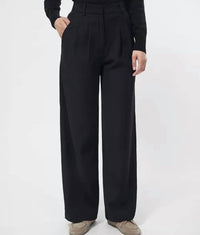 FRENCH CONNECTION Harrie Wide Leg Pants in black - women's pants