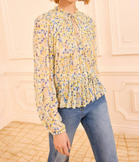 Ulla Johnson - Leandra Long Sleeve Silk Blouse