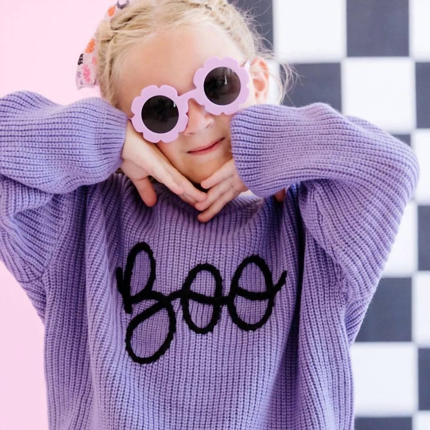 Sweet Wink - Boo Yarn Knit Sweater