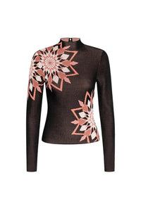 Misa Los Angeles - Elowen Long Sleeve Mock Neck Top