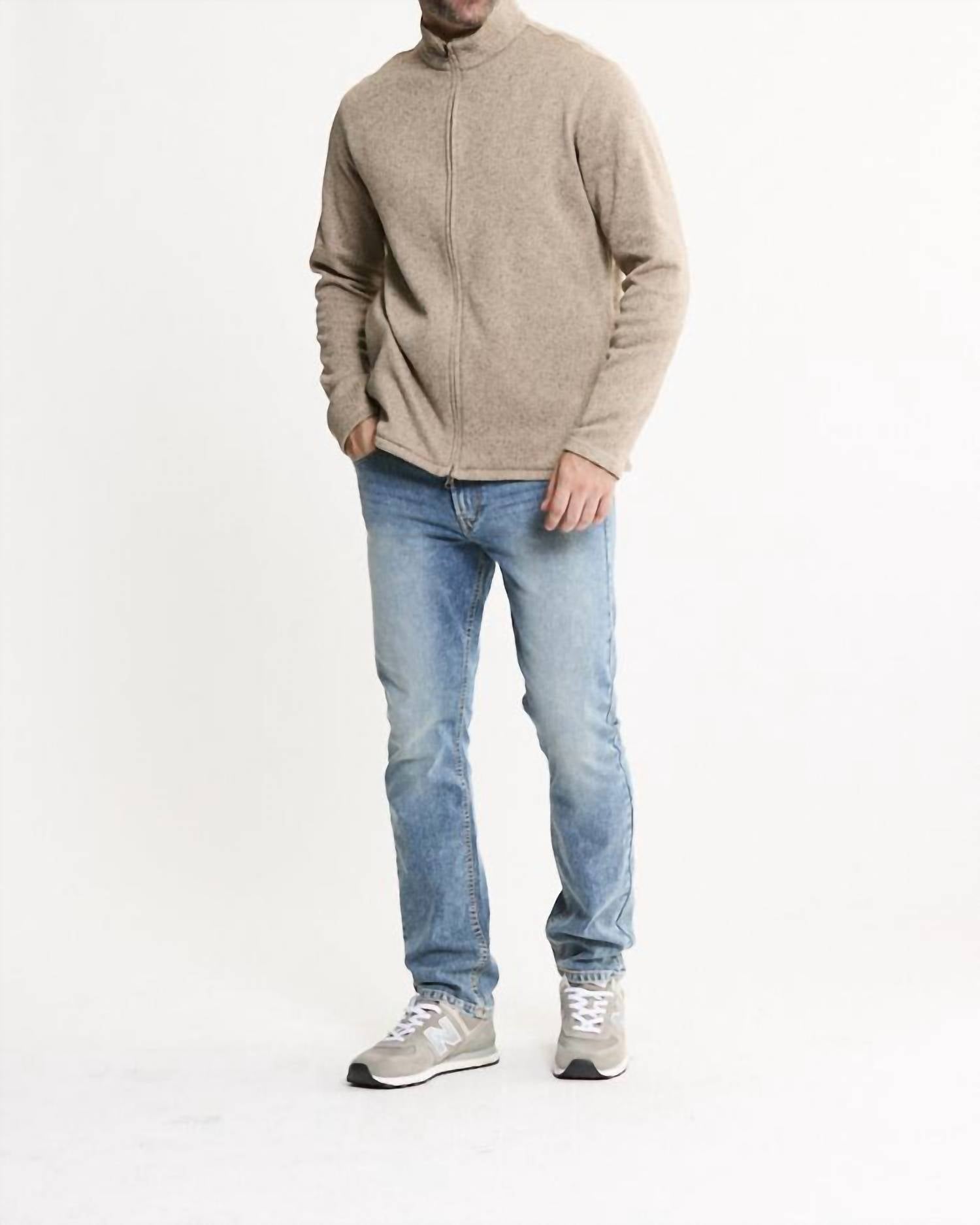 Jachs New York - Stretch Fleece Full Zip Sweater