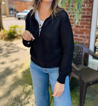 Pure Amici - Open Stitch Hoodie