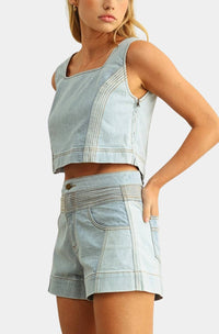 Miou Muse - Cassie Color Blocked Top
