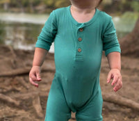 Me & Henry - Boy's Mason Ribbed Romper