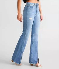 Hidden - Happi Split Flare Jeans
