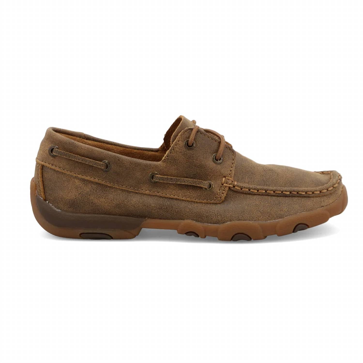 Twisted X - Women's Boat Shoe Driving Moccasins Cushioned Lace-up Shoes