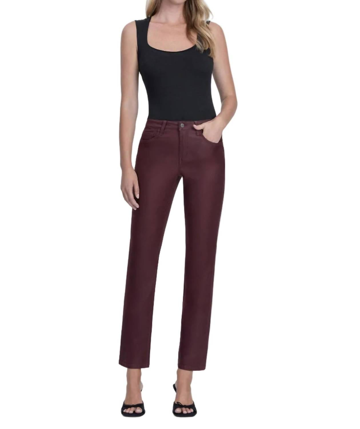Vervet By Flying Monkey - Coated Straight Leg Jeans