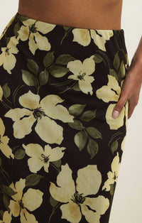 Z Supply Eda Ren Floral Mesh Maxi Skirt in sunnyside 1 - women's skirt - view 4