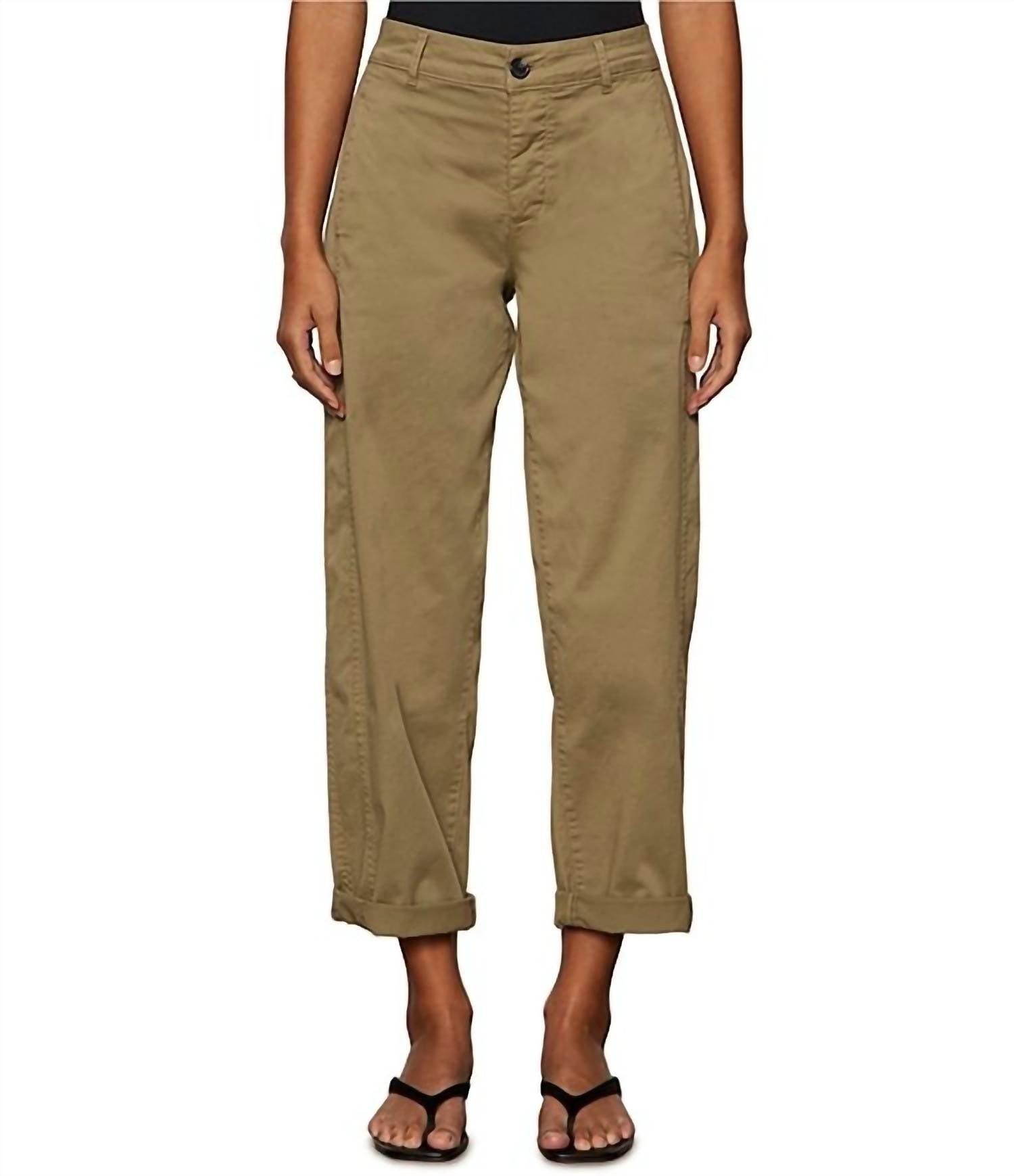 Sanctuary Boyfriend Cruiser Pants in covert green - women's pants