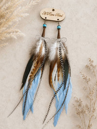 A Rare Bird - Women's Feather Earrings
