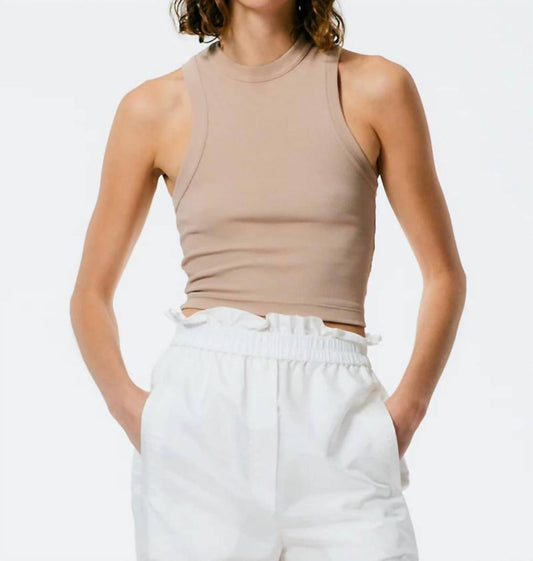 Ribbed Cropped Tank