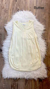 Another Love - Women's Esther Breast Pocket Tank Top
