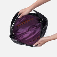 HOBO Harley Bag in black metallic - women's bag - alternate view