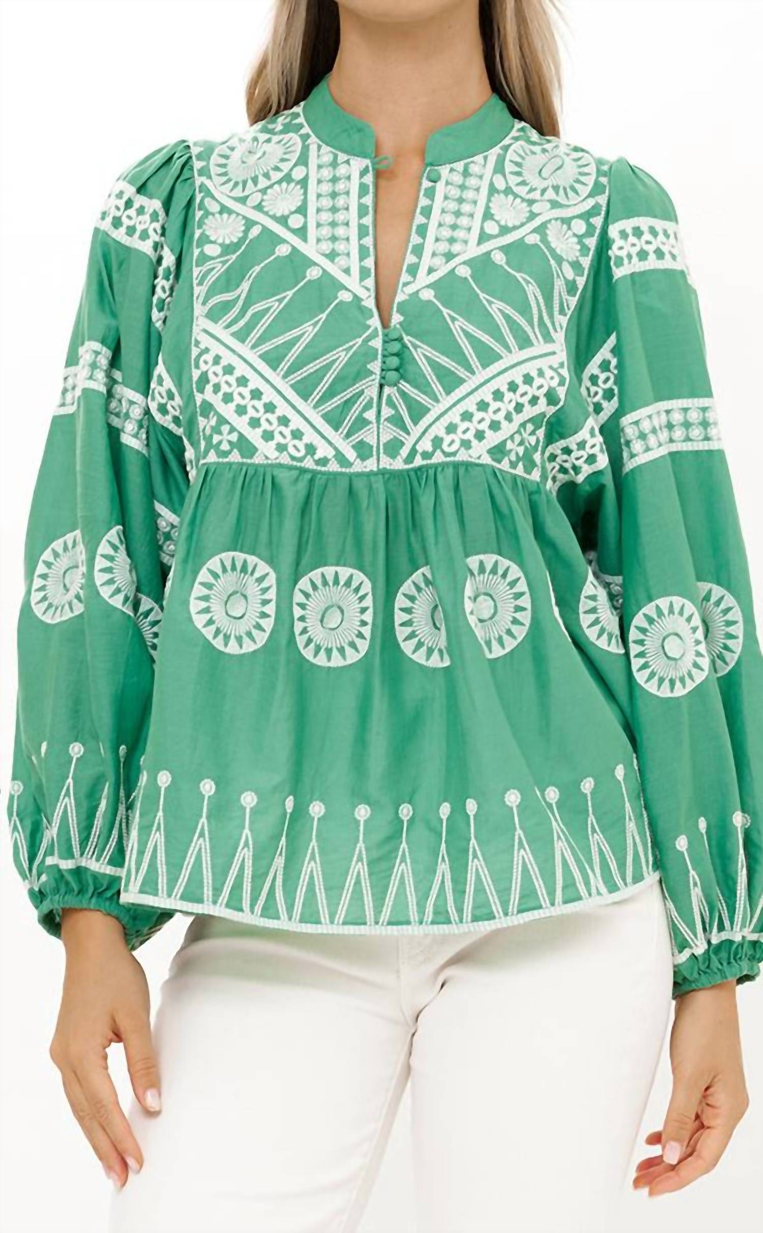 Oliphant - Mandarin Balloon Top