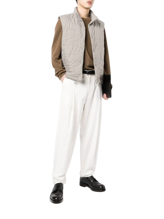 Salvatore Ferragamo - Quilted Funnel Neck Gilet Vest