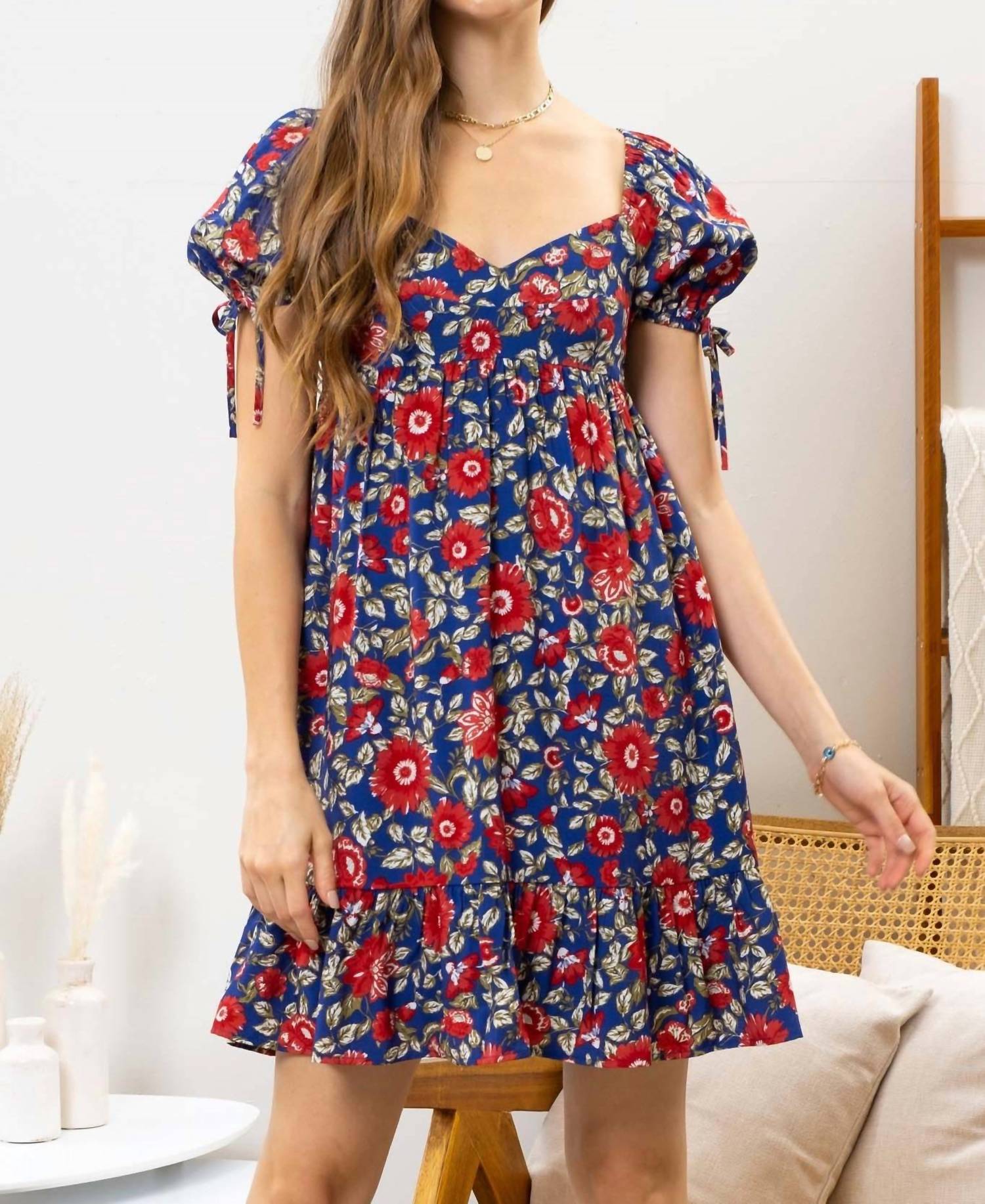 Blu Pepper - Floral Mini Dress