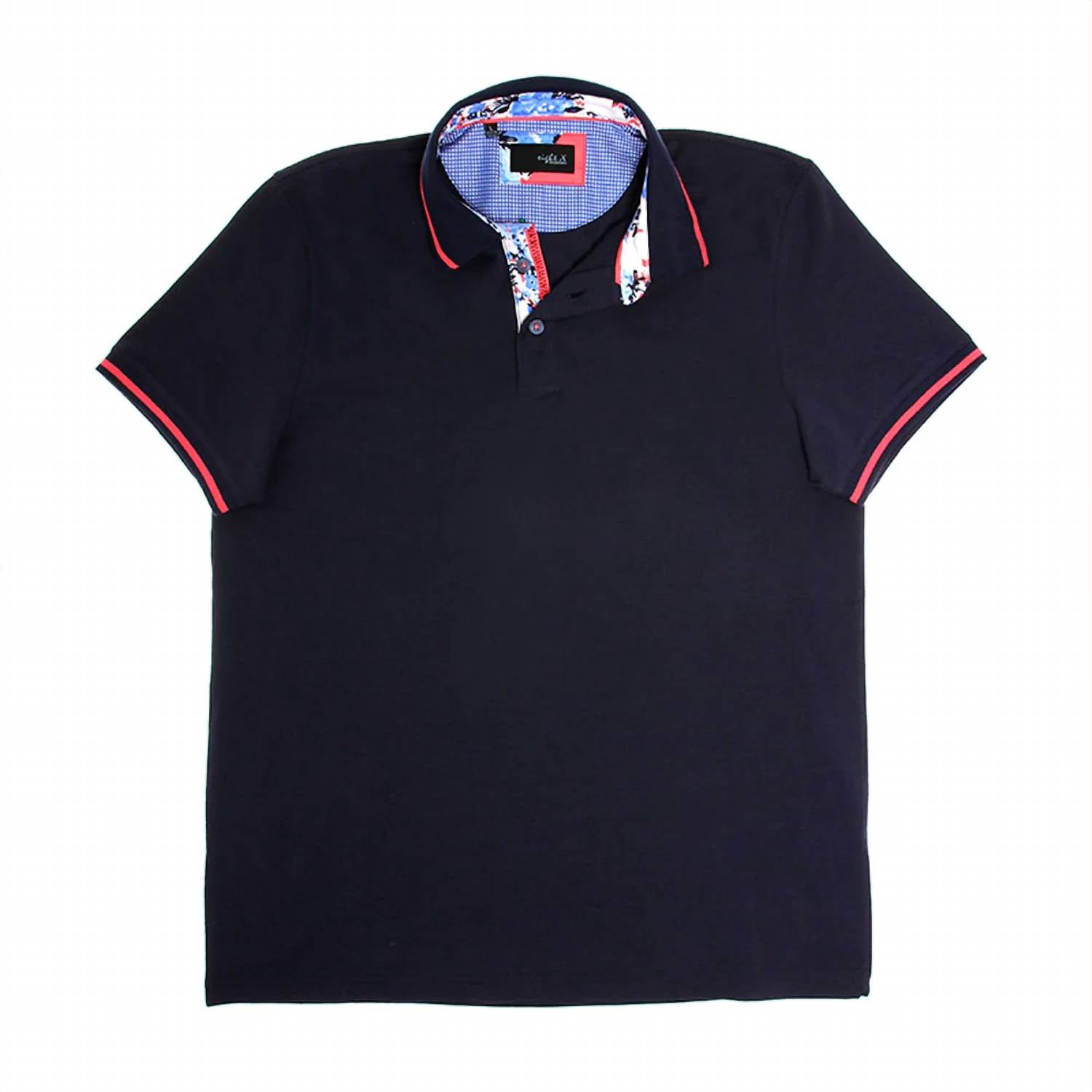 Eight X - Polo Shirt With Red Trim