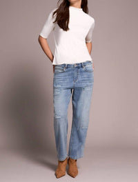 Tribal - Audrey Super Straight Flood Jeans