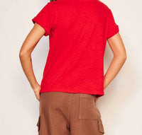 Sundry - Rolled Sleeve Graphic Tee