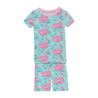 Kickee - Kid's Short Sleeve Pajama Set With Shorts