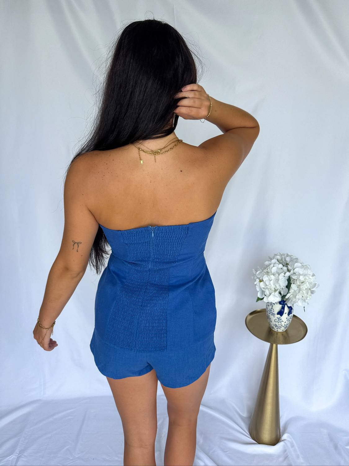 Sky To Moon - The Riviera Strapless Top And Short Set
