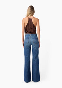 Cami NYC Racer Charmeuse Camisole in sable - women's shirt - alternate view