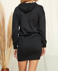 Culture Code - Solid Hoodie Dress