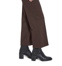 Lysse Livia Crop Pant in brushed check - women's pants - detail view