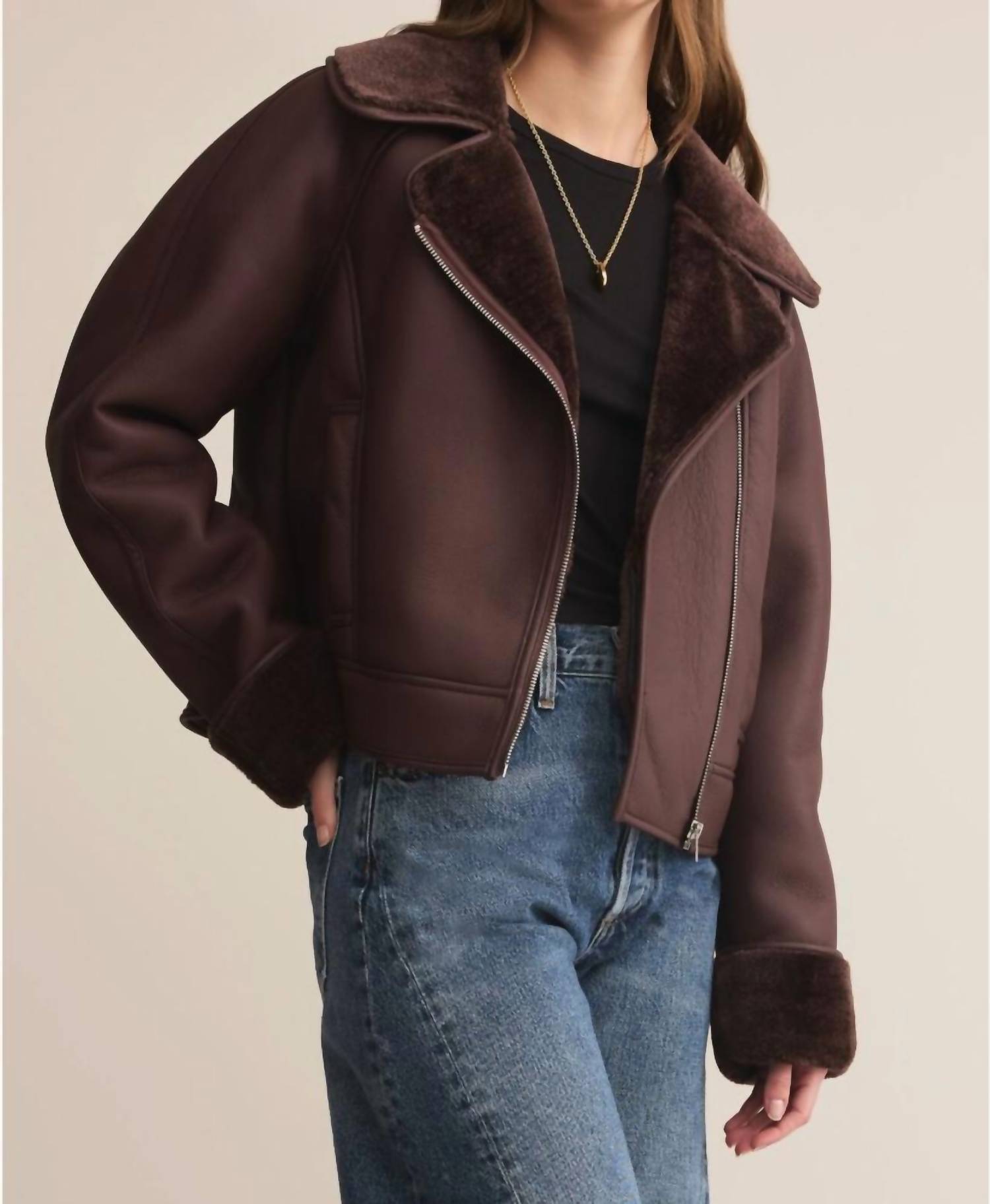 Z Supply - Locklin Sherpa Bomber-style Jacket