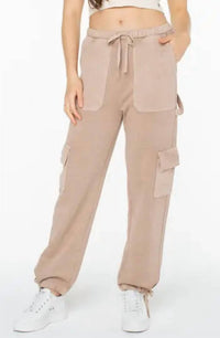 ROXY Double Up Jogger Pant in warm taupe - women's pants