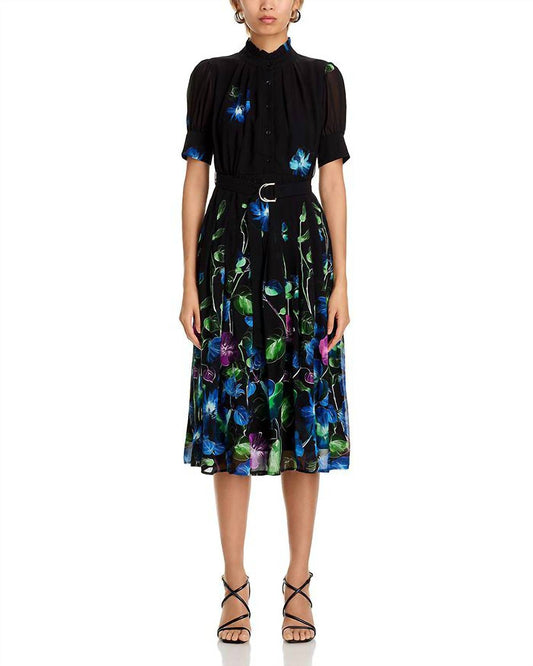 Gracia - Floral Belted Maxi Dress