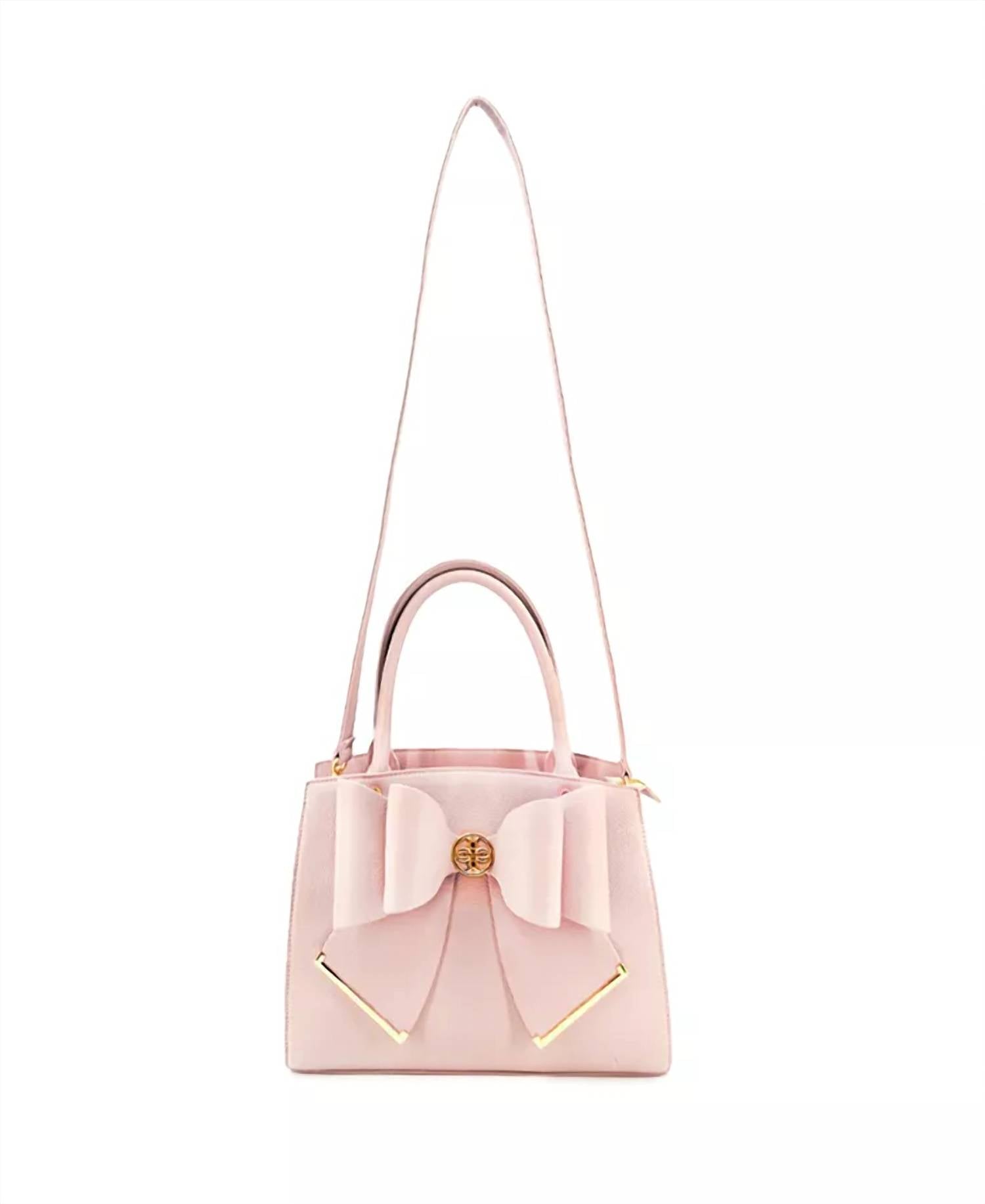 Like Dreams - Women's Grace Bowtie Top Handle Satchel Bag