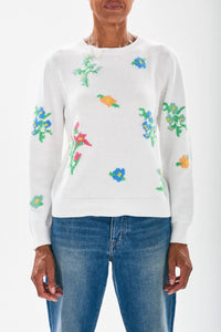 Jumper1234 - Flower Crew Sweatshirt