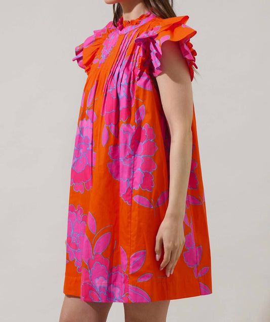 Sugarlips - Nalani Floral Lovel Shift Mini Dress