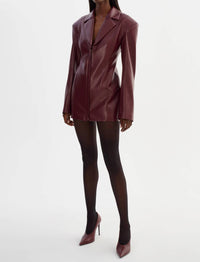 Lamarque - Benedetta Faux Leather Blazer Dress