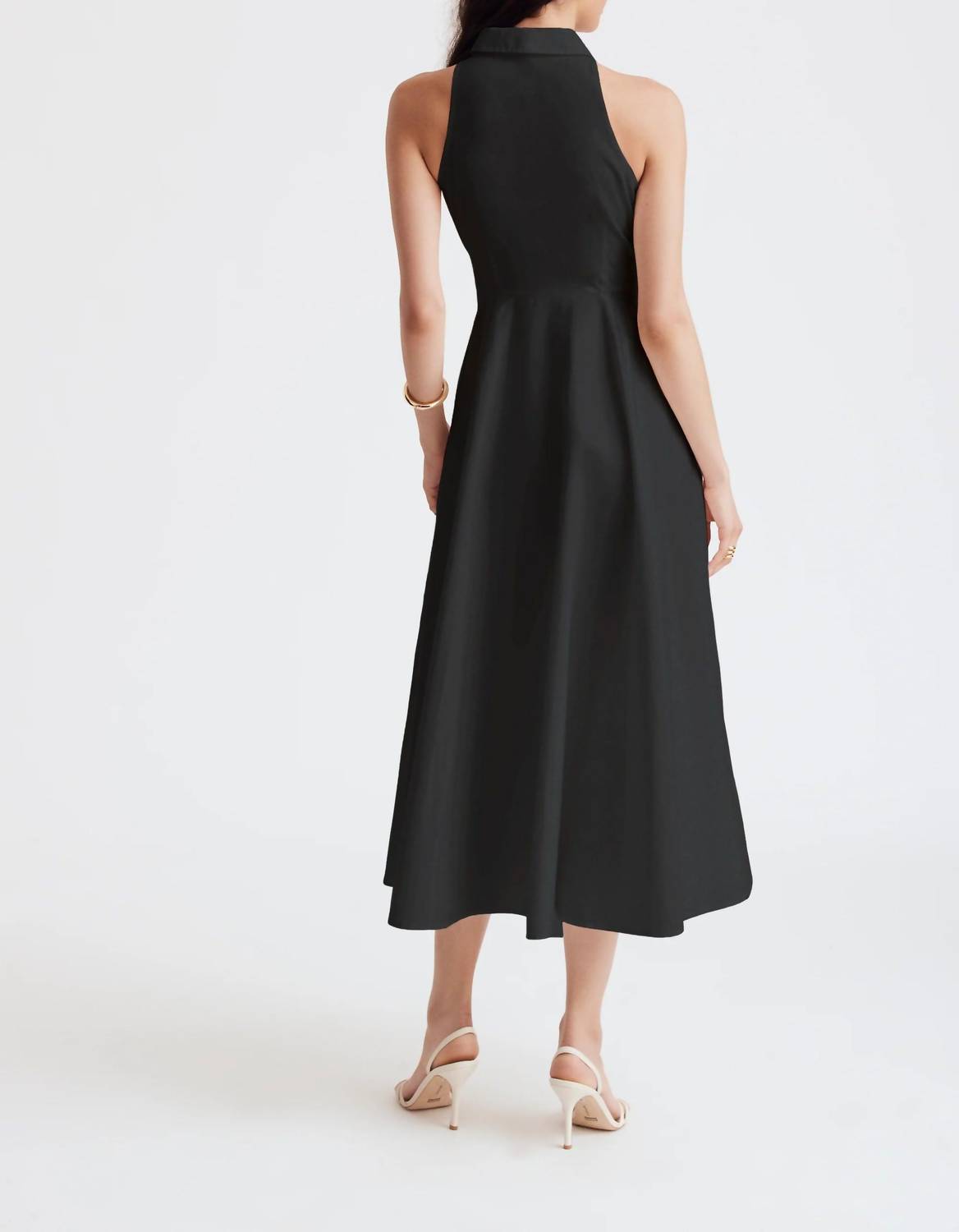 Toccin - Chelsea Tie-front Midi Shirt Dress